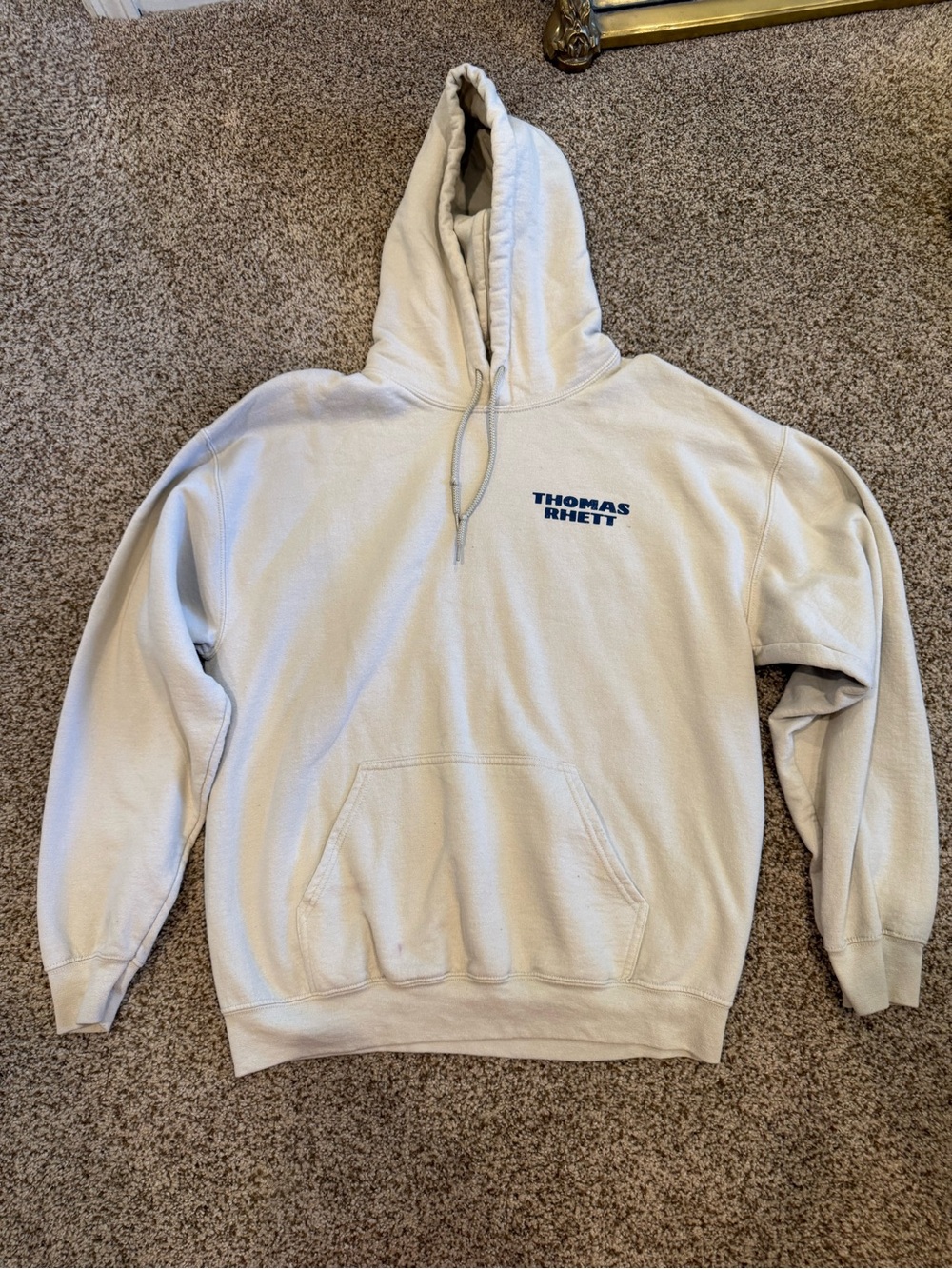 Cream Pullover Hoodie - Thomas Rhett 2023 Home Team Tour